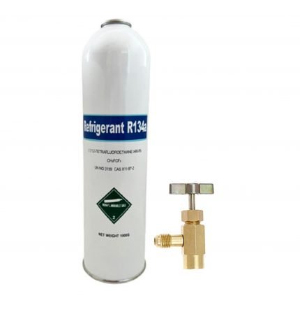 Gas Refrigerante R-134a 1Kg + Válvula De Carga