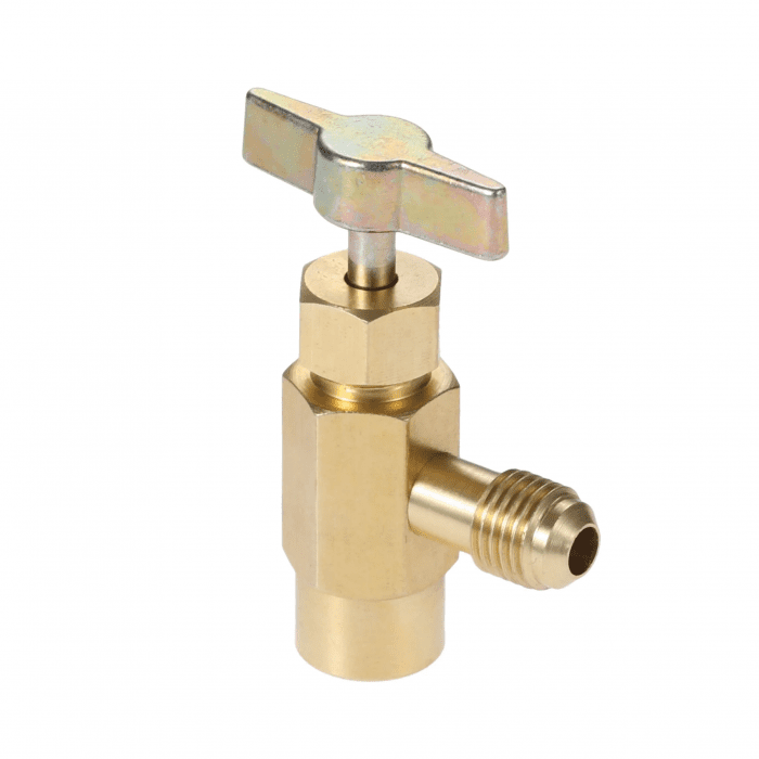 Válvula Llave De Carga Para Gas Refrigerante