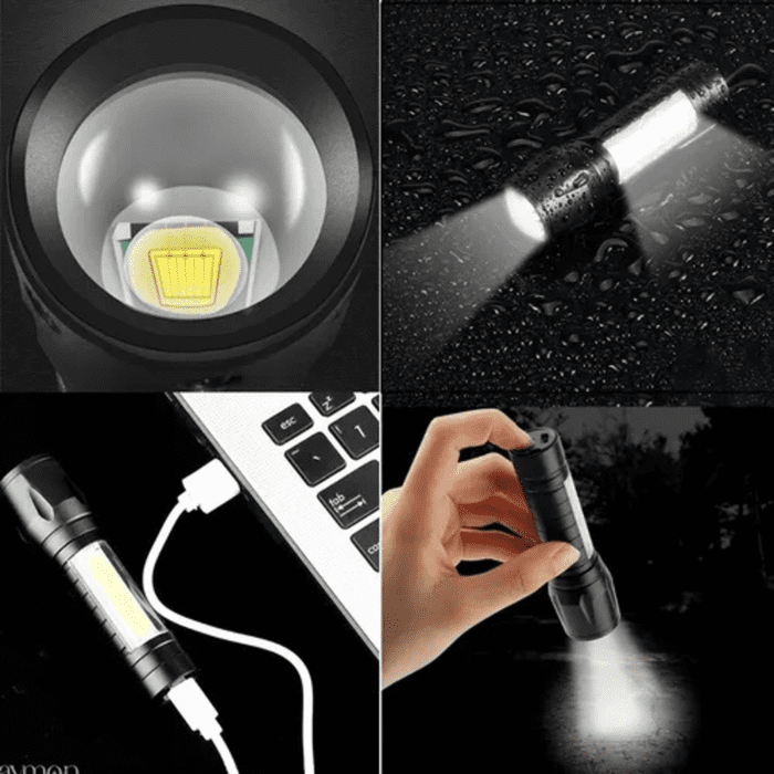 Linterna Luz Led Recargable USB – My Home Solutions