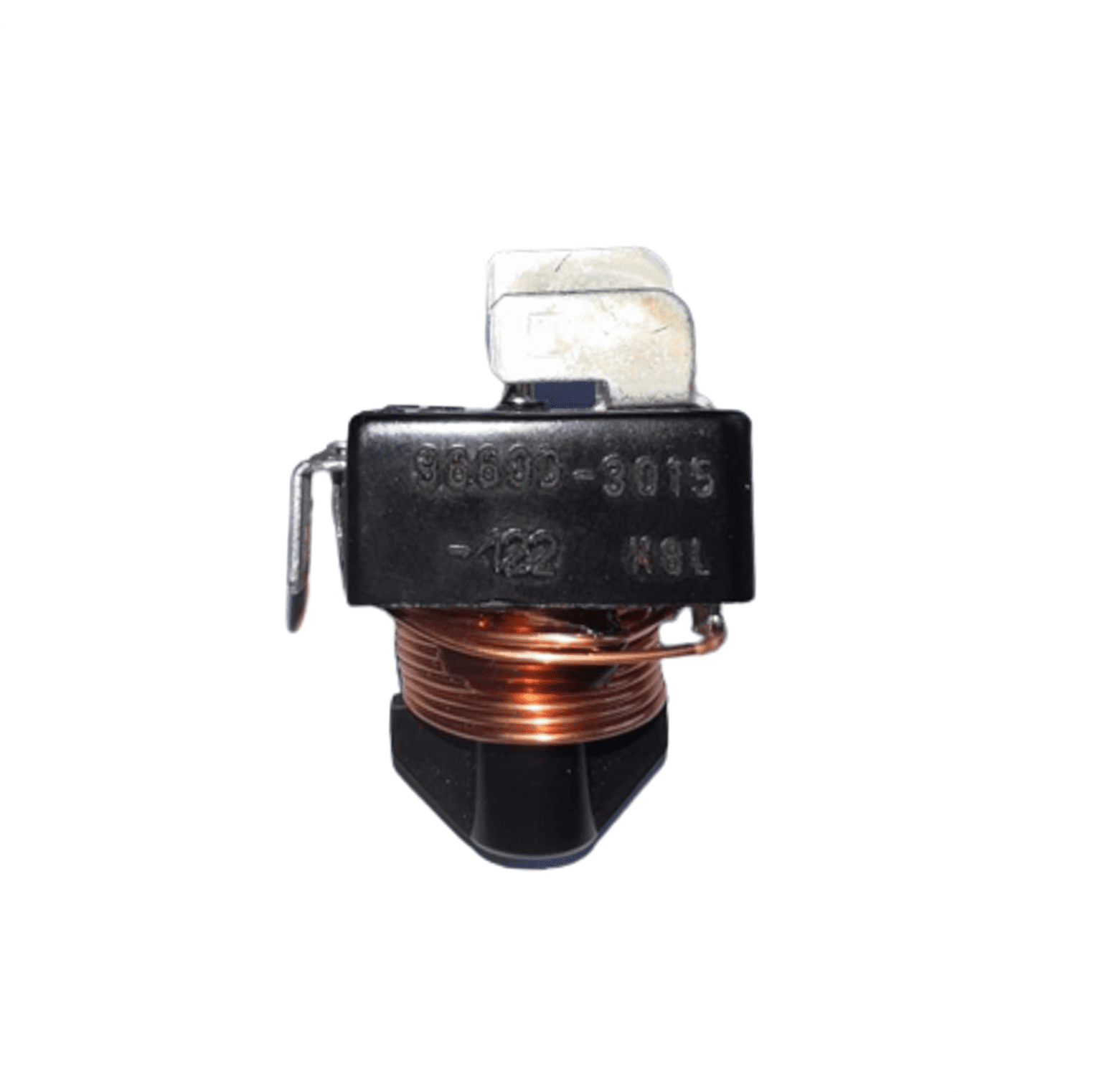 Relais Démarrage PTC Pour Réfrigérateur - Modèle ZHB35-120P15 BEU - Protection Surcharge Compresseur - 2 Broches - Blanc - Installation Facile
