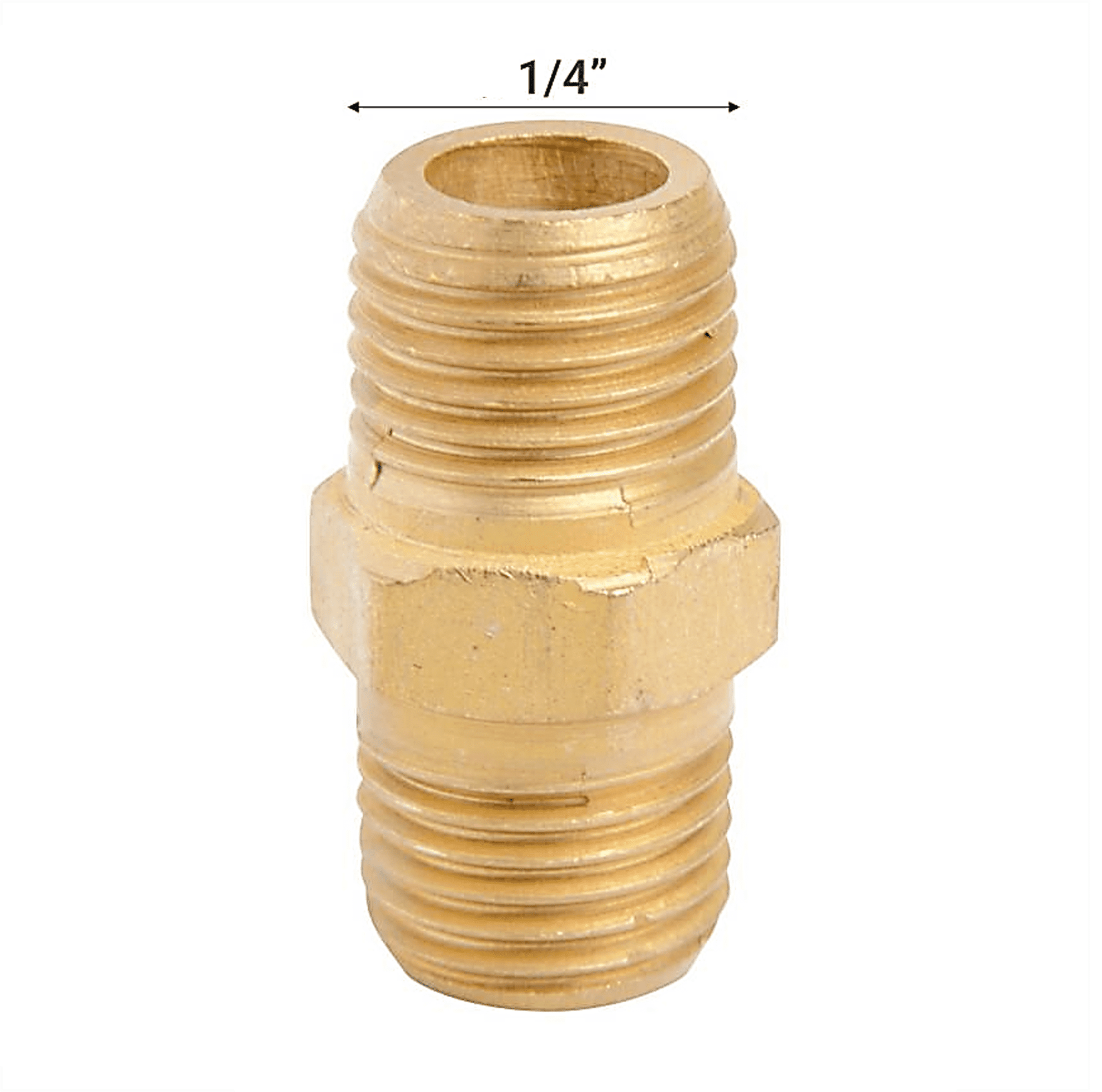 Niple Unión Recta Para Refrigeración - Aire Acondicionado 1/4″ x 1/4 ...