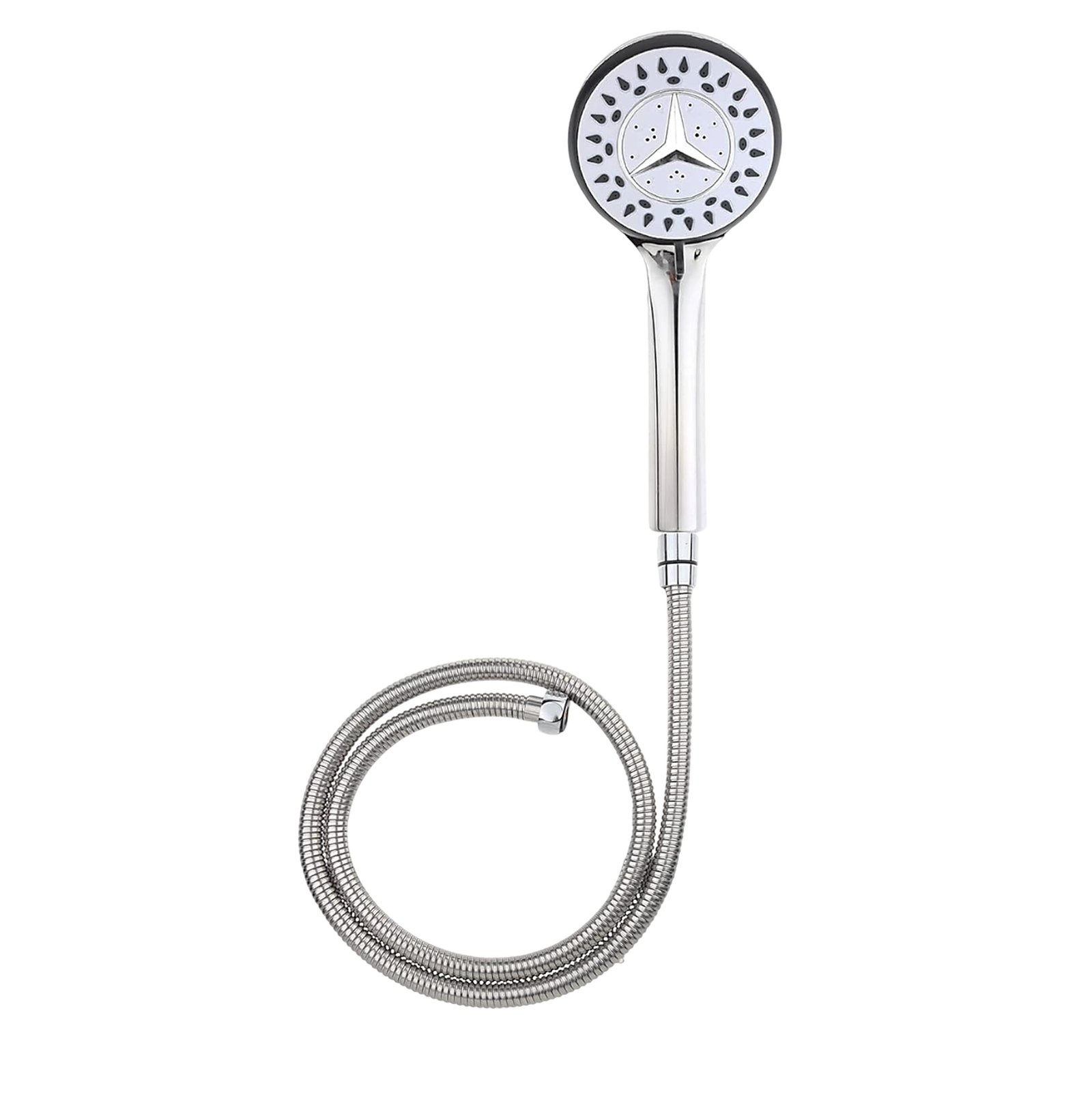 Set Manguera Flexible 2 m + Soporte de Ducha + Mango de Ducha Challa - Blanco