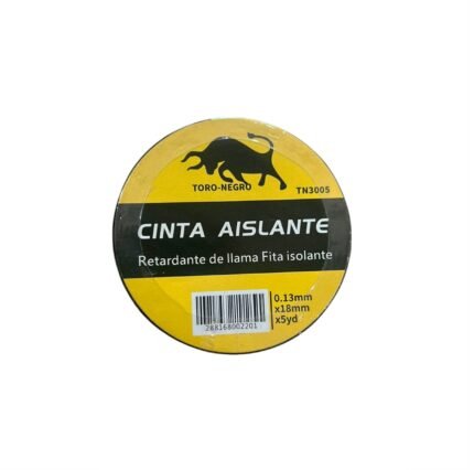 Cinta Aislante Negra 18mm x 5yd