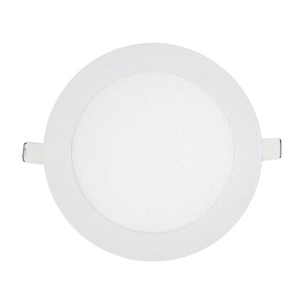 Panel Foco Led Redondo Empotrada 12W Luz Fría