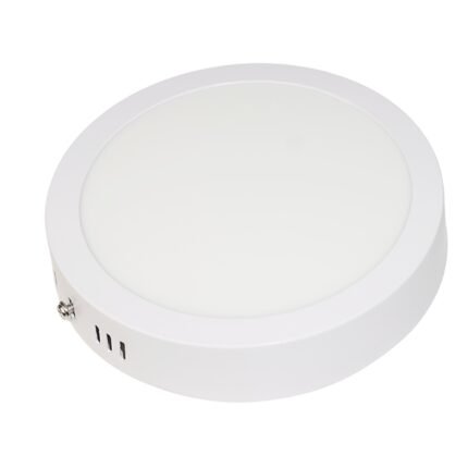 Panel Foco Led Redondo Sobrepuesto 18W Luz Fría