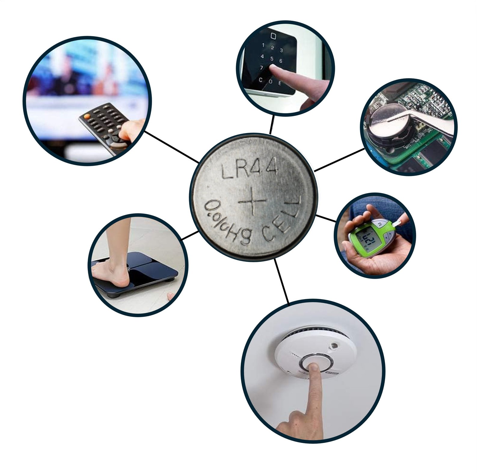 Batería AG13 1,5V Alcalina Pilas Botón