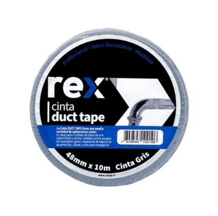 Cinta Adhesiva Duct Tape 48mm x 10m - Rex