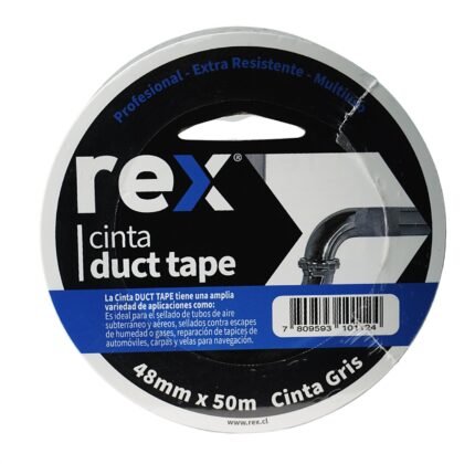 Cinta Adhesiva Duct Tape 48mm x 50m - Rex