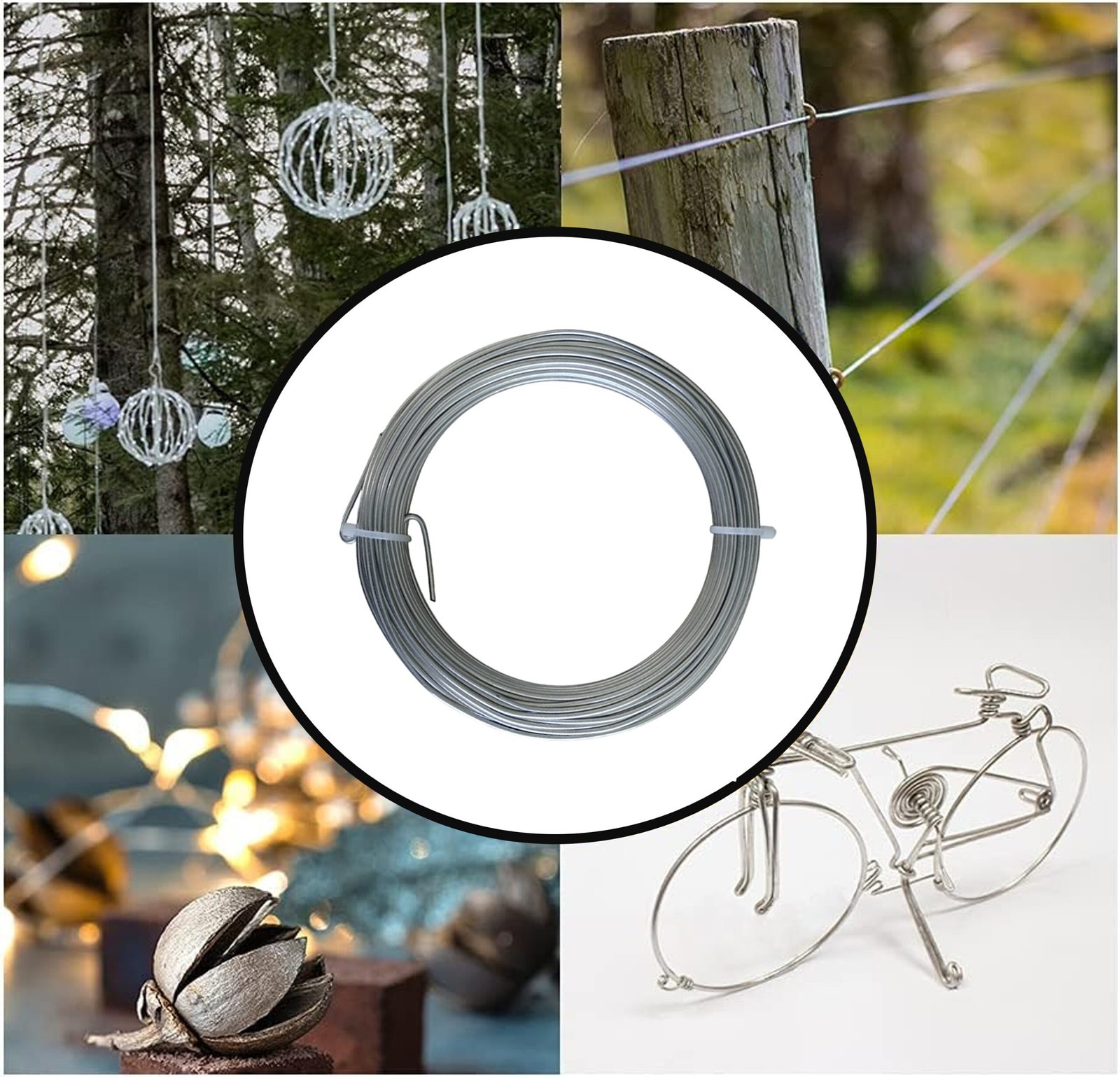 Alambre Galvanizado 16GA - Largo 20m