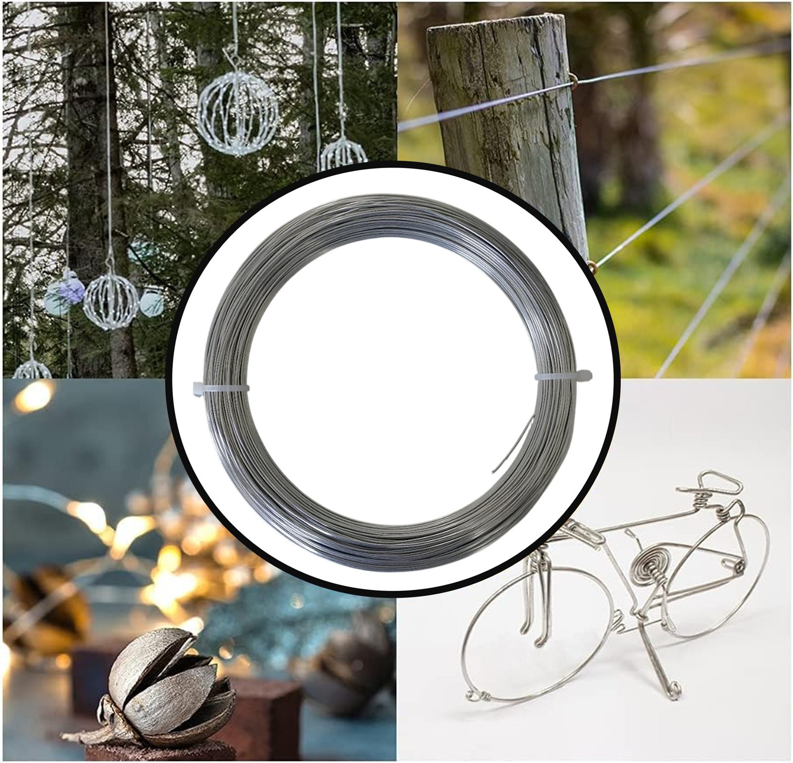 Alambre Galvanizado 22GA - Largo 60m