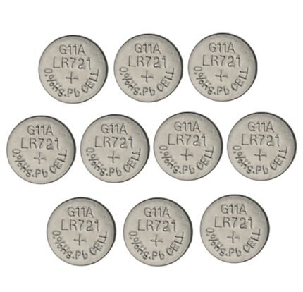 Batería AG11 1,55V Alcalina Pilas Botón - 10 Unidades