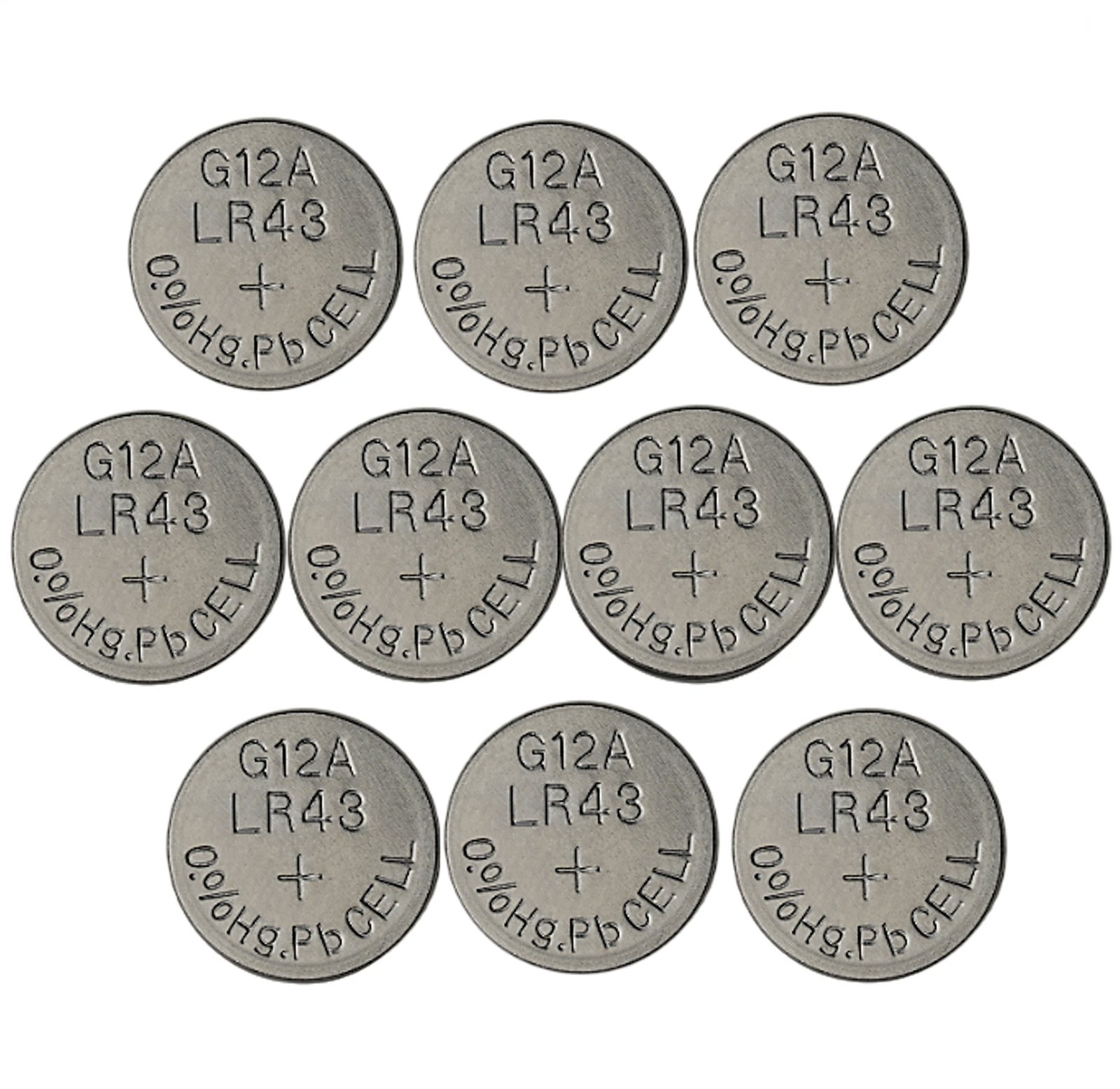 Batería AG12 1,55V Alcalina Pilas Botón