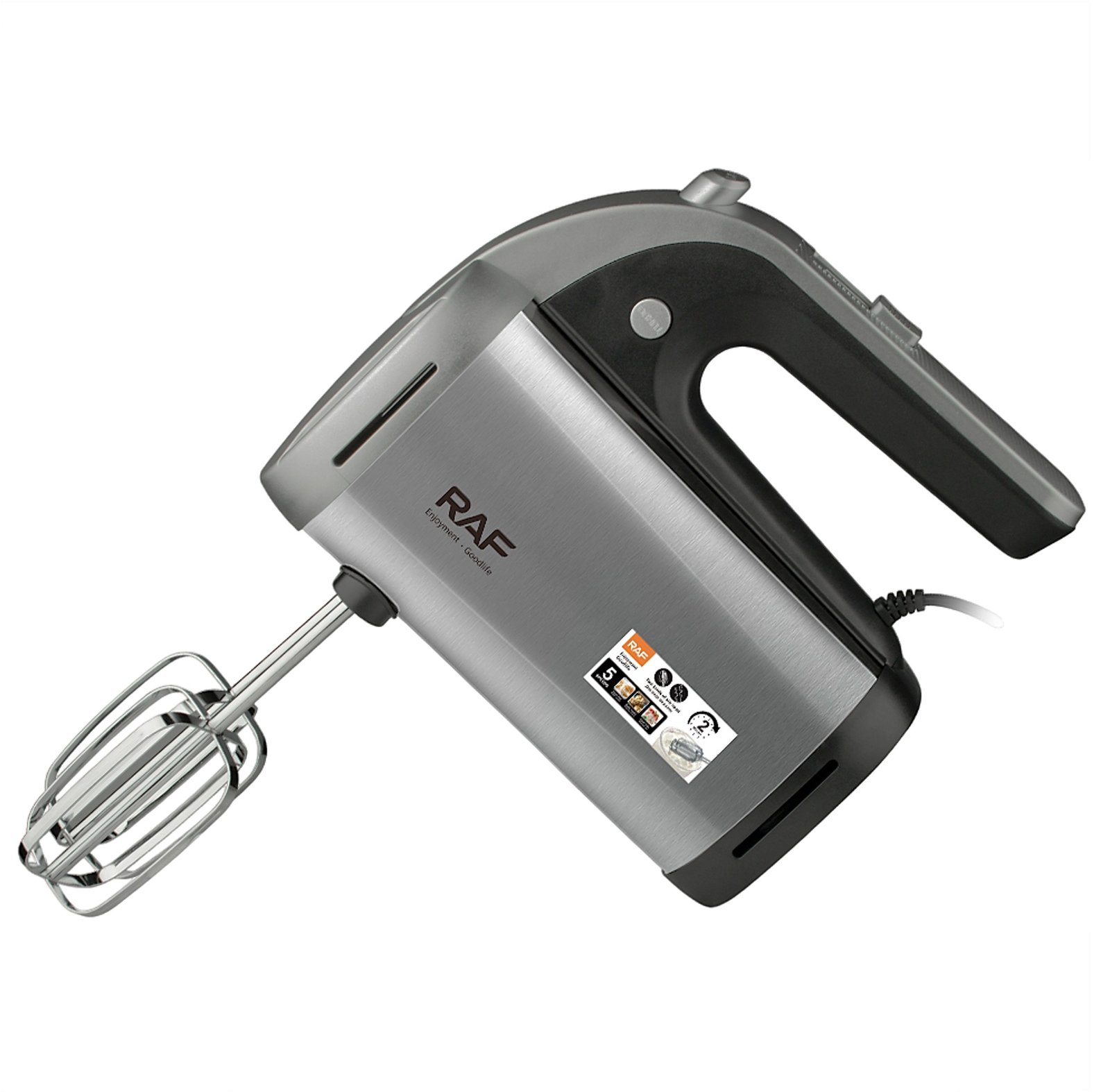 Batidora De Mano Con 5 Velocidades Y Función Turbo - RAF