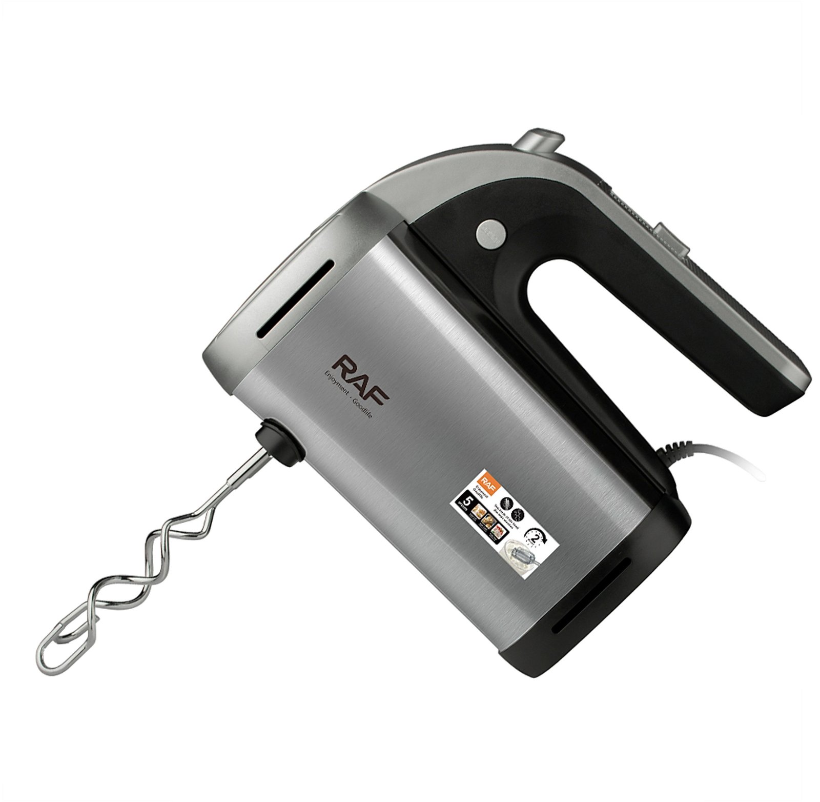 Batidora De Mano Con 5 Velocidades Y Función Turbo - RAF