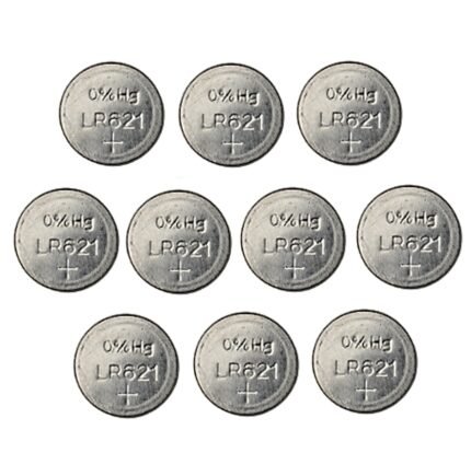 Batería AG1 1,55V Alcalina Pilas Botón - 10 Unidades