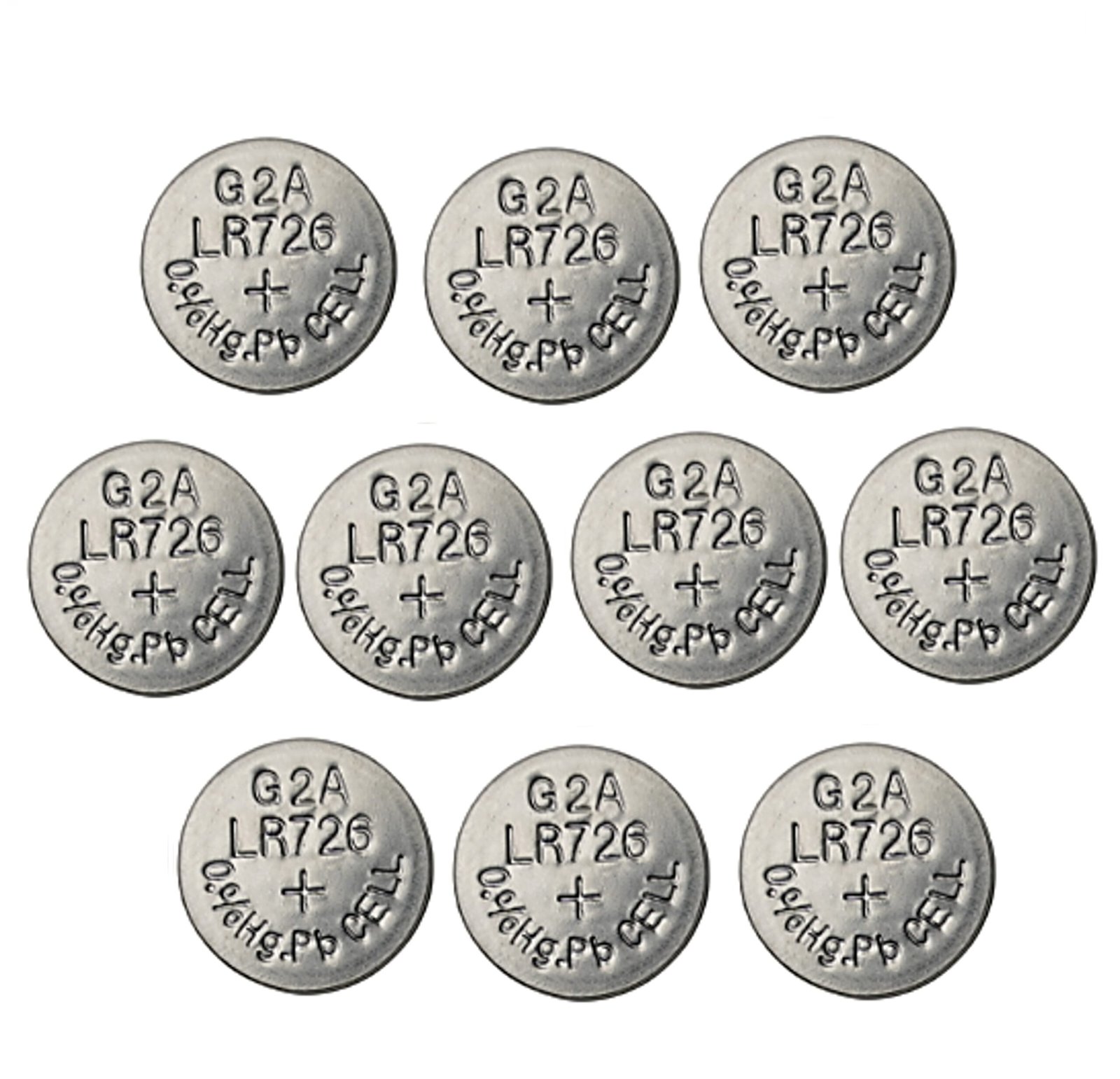 Batería AG2 1,55V Alcalina Pilas Botón