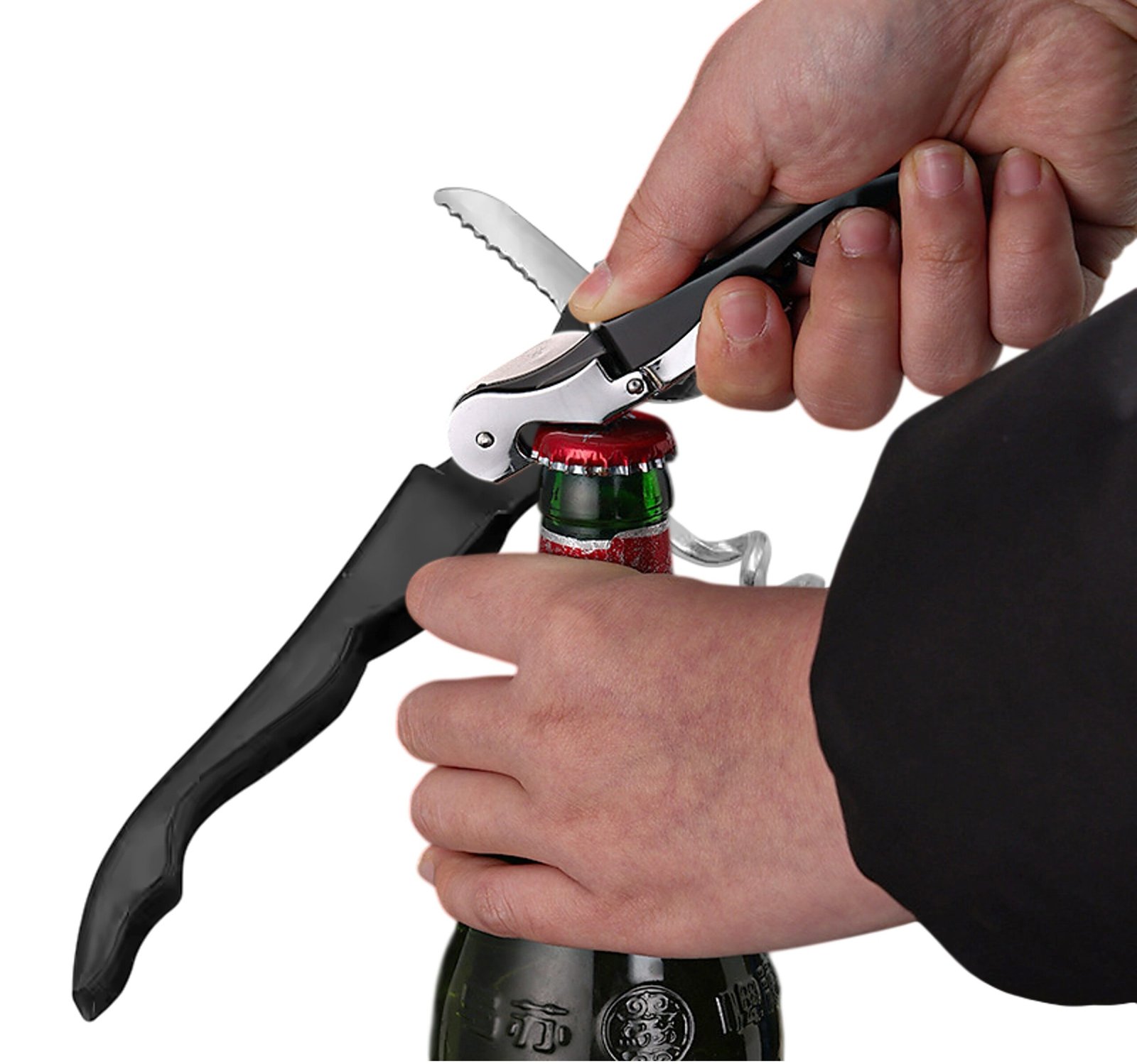 Sacacorchos Descorchador Abrebotellas Manual Dos tiempos