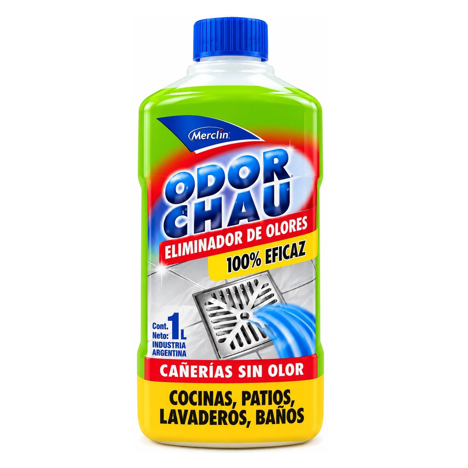 Eliminador de Olores ODOR CHAU 1 Litro - Merclin