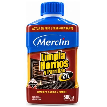 Limpiador de Hornos y Parrillas Max Gel 500 ml - Merclin