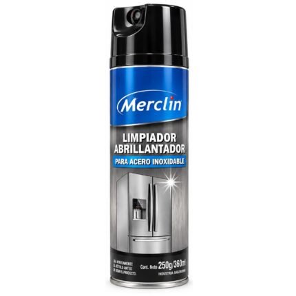 Limpiador Abrillantador Para Acero Inoxidable 360ML - Merclin