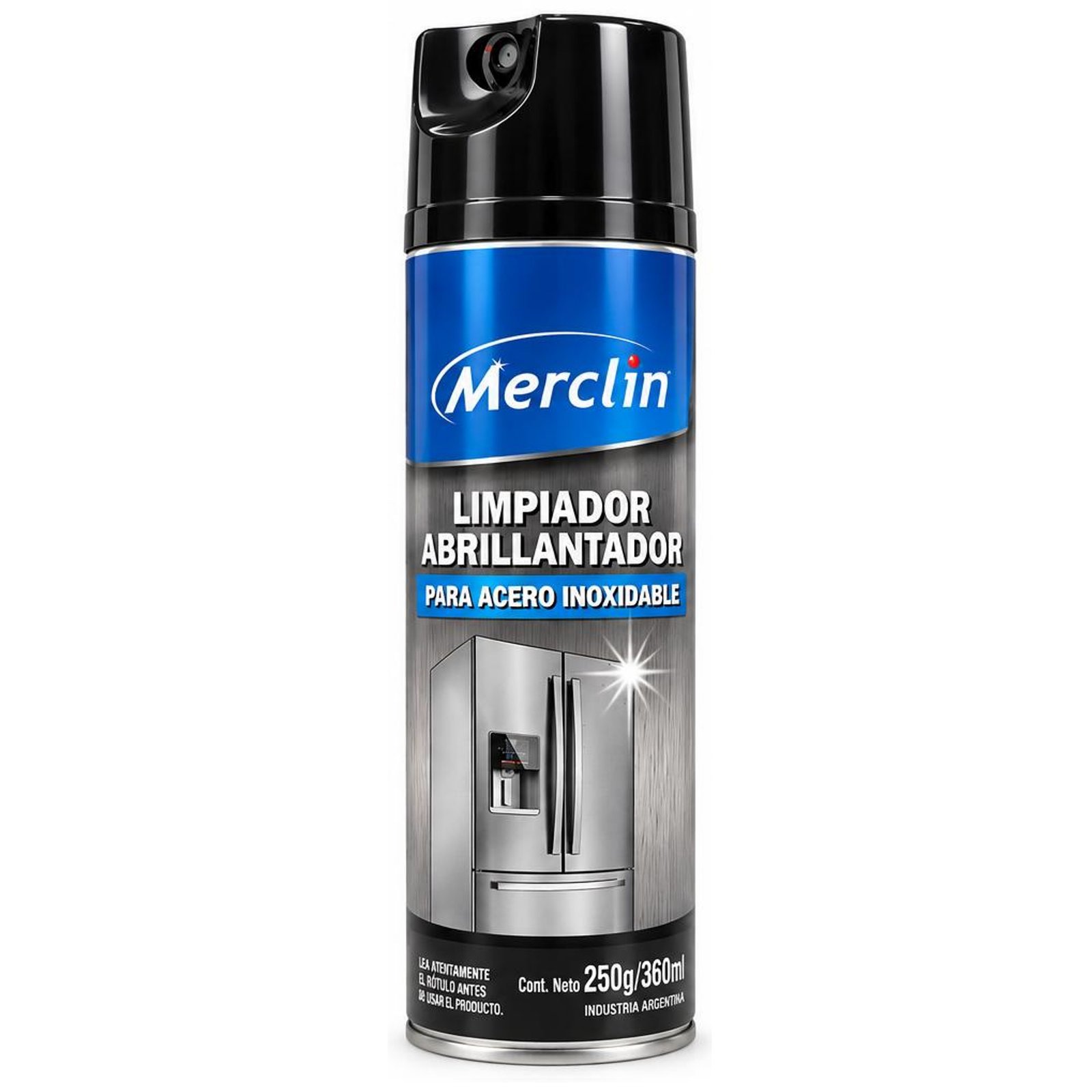 Limpiador Abrillantador Para Acero Inoxidable 360ML - Merclin